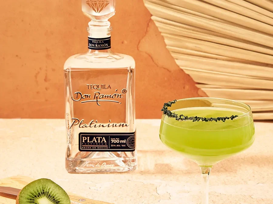Receta de cóctel Margarita Kiwi con Casa Don Ramón