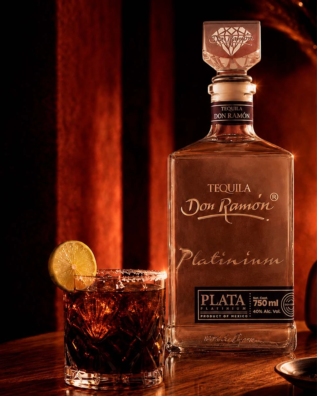 Charro negro with Casa Don Ramón tequila and Mexican cola