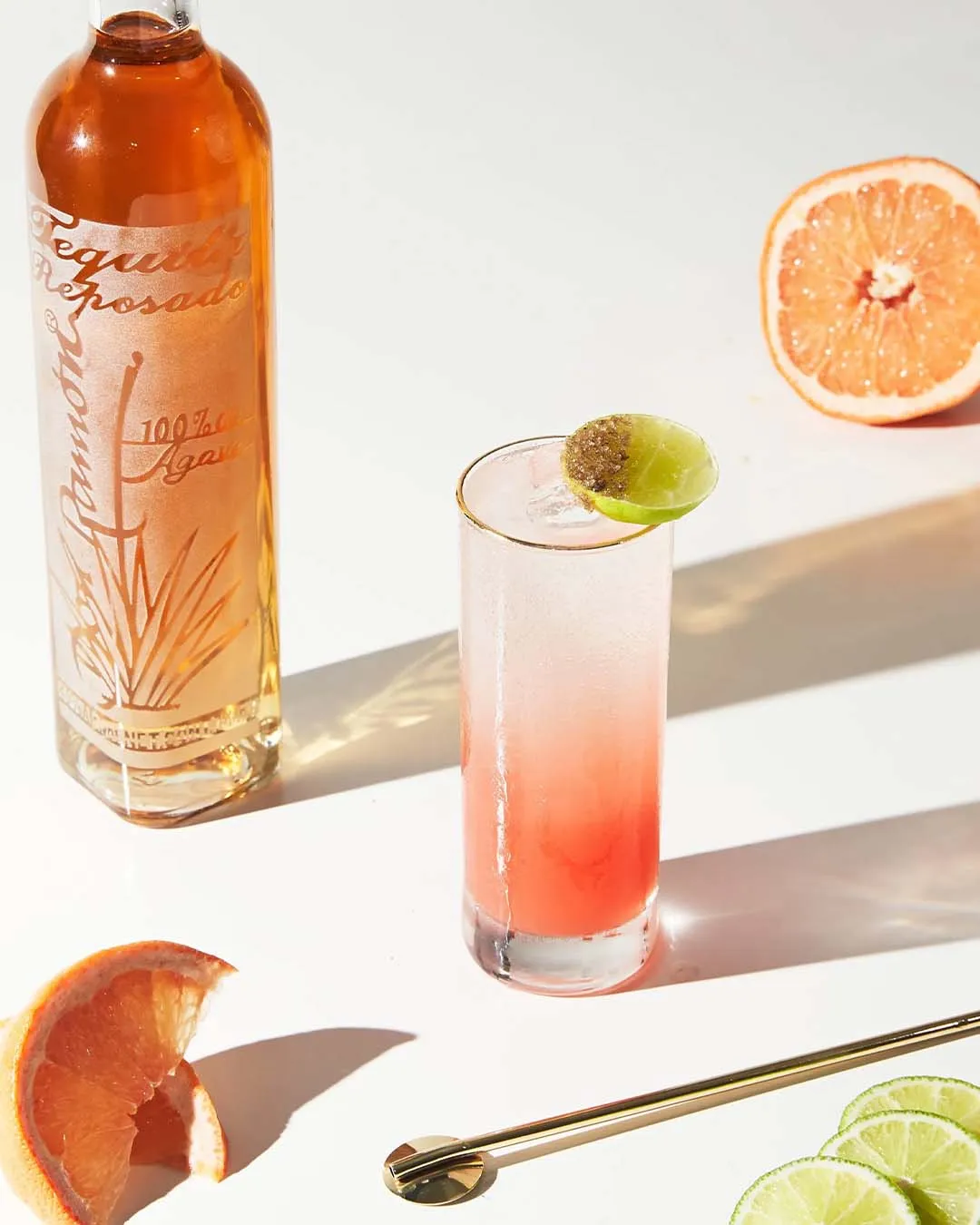 Agave Paloma with Casa Don Ramón Tahona tequila, grapefruit, and rosemary